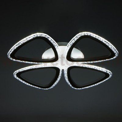 Люстра с ПДУ 10023/4WT LED 104Вт 3000-6000К диммер белый 60х60 см