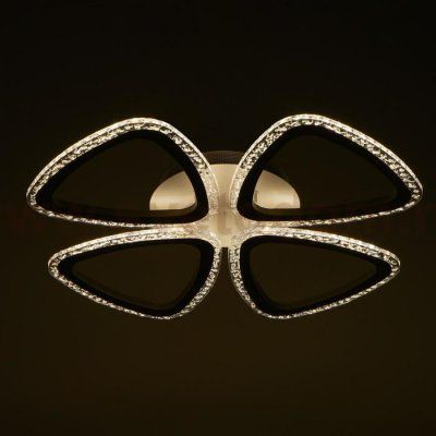 Люстра с ПДУ 10023/4WT LED 104Вт 3000-6000К диммер белый 60х60 см