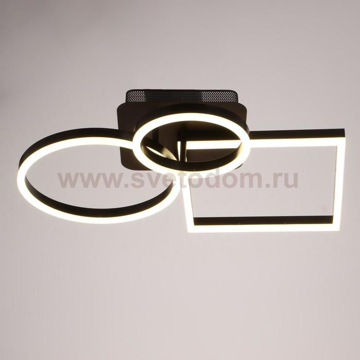 Люстра с ПДУ 10042/3 LED 110Вт 3000-6000К диммер кофе 48х48 см