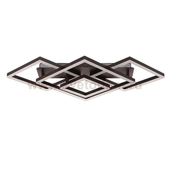 Люстра с ПДУ 10044/4 LED 192Вт 3000-6000К диммер кофе 90х56 см
