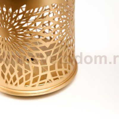 Ночник 16184/1GD LED от батареек 2хААА золото 11,7х11,7х19,5 см