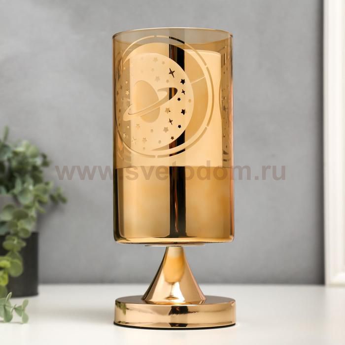 Аромасветильник сенсорный 16188/1 G4 20Вт золото 12х12х28 см