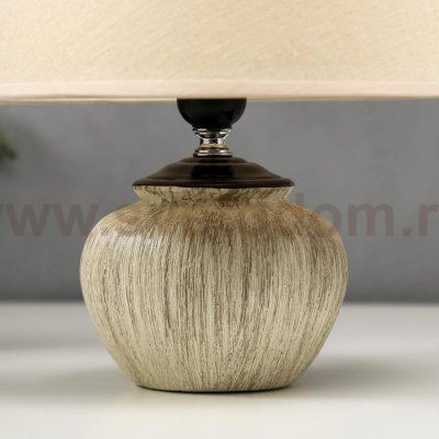 Лампа настольная 16209/1 E27 40Вт бежевый 22х22х31 см