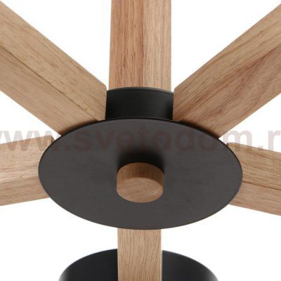 Люстра 1045/5BK E27 60Вт черный 66х66х47 см