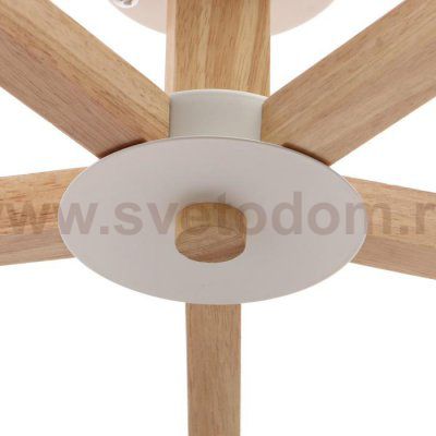 Люстра 1046/5WT E27 60Вт белый 66х66х27 см