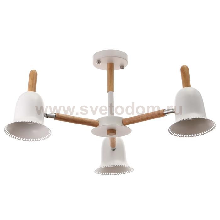 Люстра 1049/3WT E27 60Вт белый 70х70х50 см