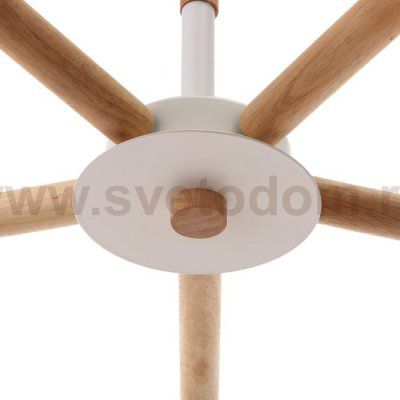 Люстра 1049/5WT E27 60Вт белый 80х80х50 см