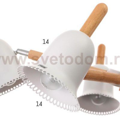 Люстра 1049/5WT E27 60Вт белый 80х80х50 см