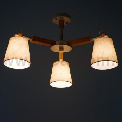 Люстра 1051/3WT E27 60Вт белый 58х58х45 см