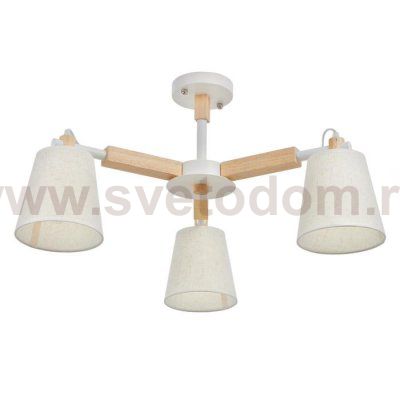 Люстра 1051/3WT E27 60Вт белый 58х58х45 см