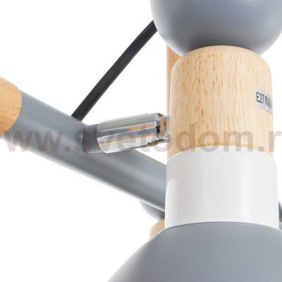 Люстра 1053/4GR E27 60Вт серый 90х40х75 см