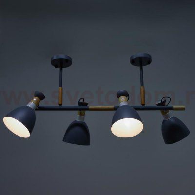 Люстра 1053/4GR E27 60Вт серый 90х40х75 см