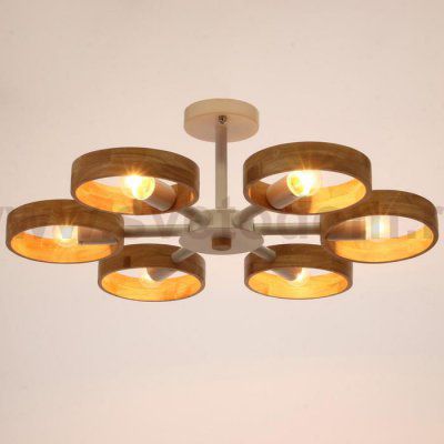 Люстра 1058/6WT E27 60Вт белый 70х70х55 см