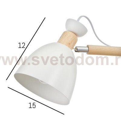 Люстра 1062/3WT E27 60Вт белый 55х55х50 см