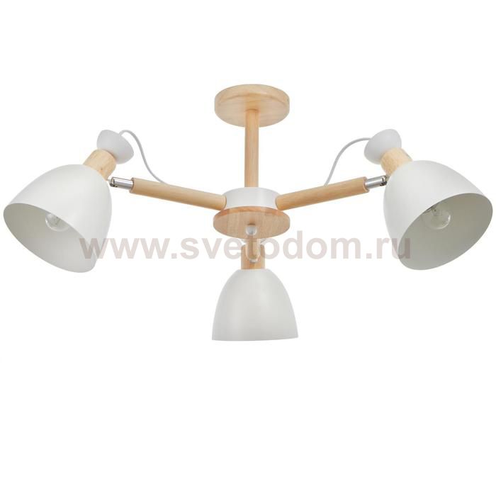 Люстра 1062/3WT E27 60Вт белый 55х55х50 см