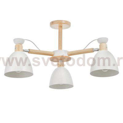 Люстра 1062/3WT E27 60Вт белый 55х55х50 см