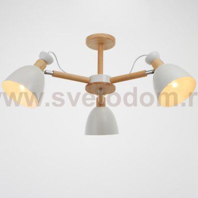 Люстра 1062/3WT E27 60Вт белый 55х55х50 см