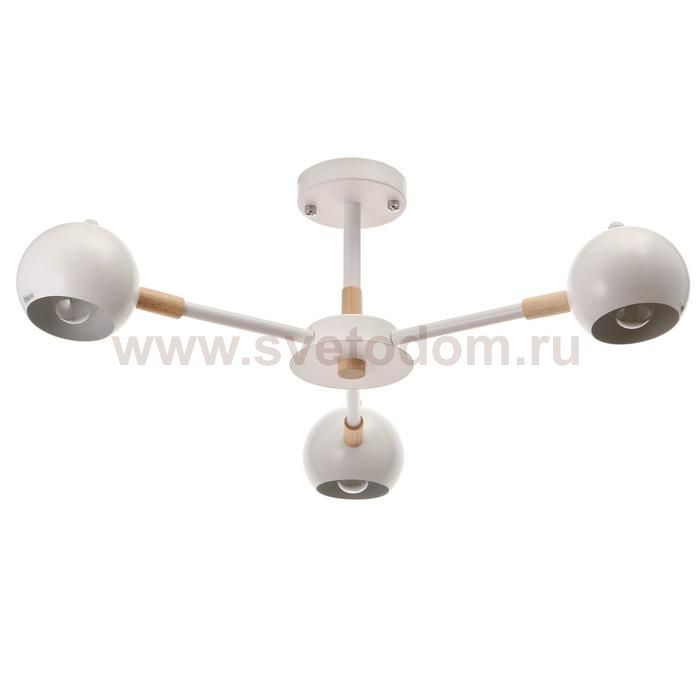 Люстра 1063/3WT E27 60Вт белый 65х65х50 см