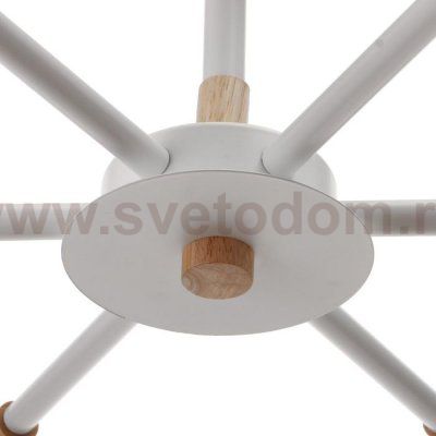 Люстра 1063/6WT E27 60Вт белый 75х75х50 см