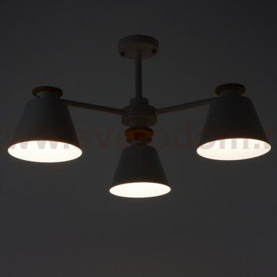 Люстра 1064/3WT E27 60Вт белый 75х75х50 см