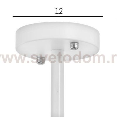 Люстра 1064/3WT E27 60Вт белый 75х75х50 см