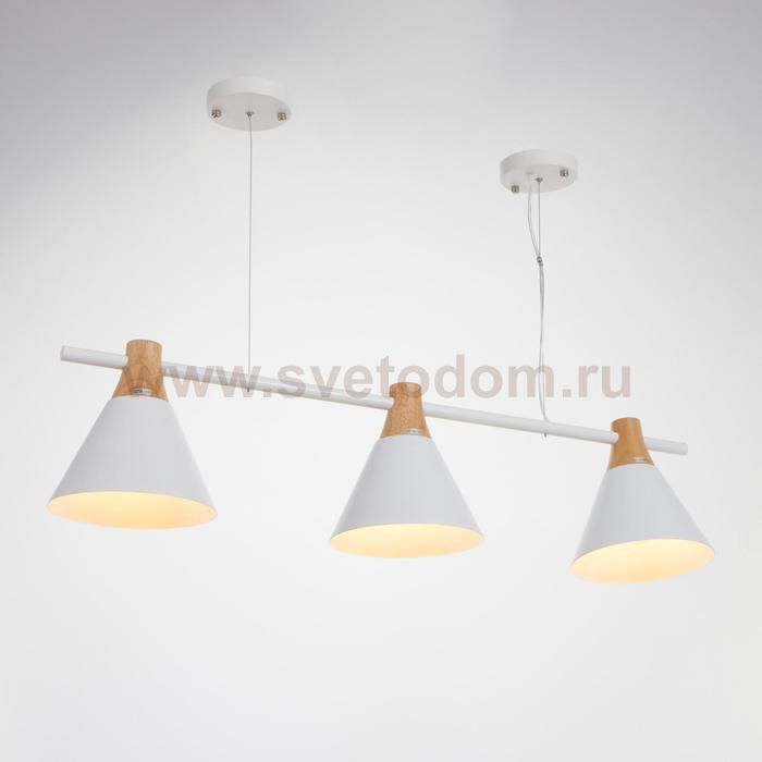 Люстра 1066/3WT E27 60Вт белый 90х20х90 см