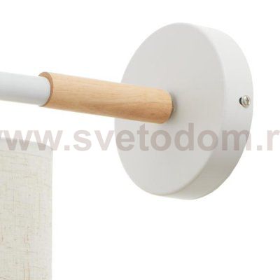 Бра 1070/1WT E27 60Вт белый 25х15х18 см