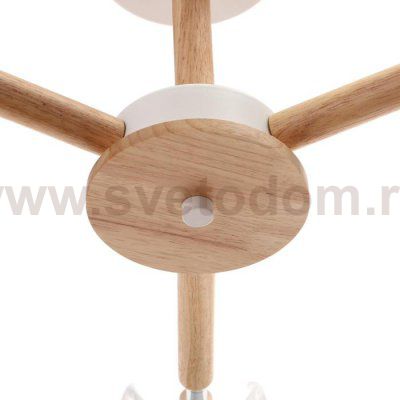 Люстра 1073/3WT E27 60Вт белый 72х72х50 см