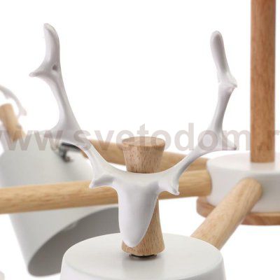 Люстра 1073/6WT E27 60Вт белый 85х85х50 см