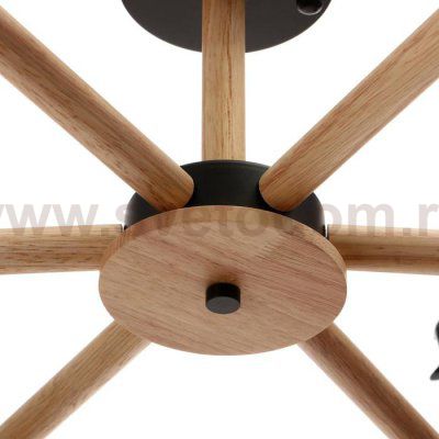 Люстра 1073/6 BK E27 60Вт черный 85х85х50 см