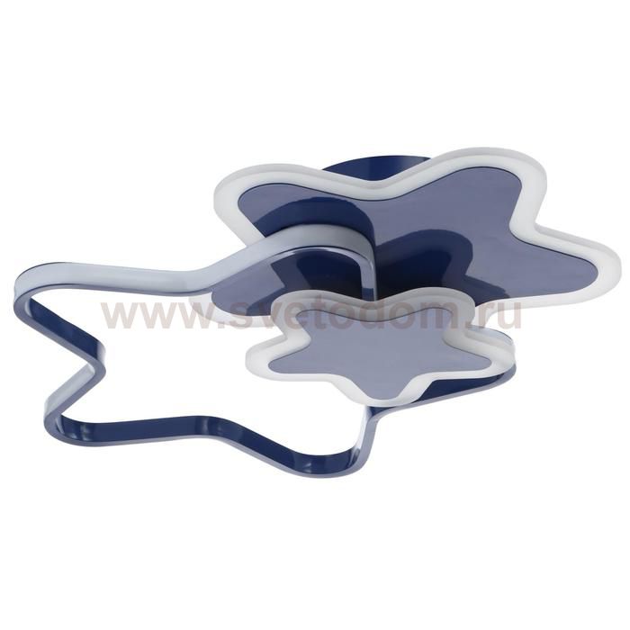 Люстра 1105/3BL LED 60Вт 4000К синий