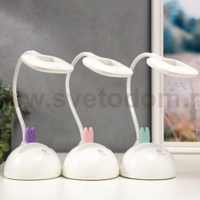 Лампа настольная c АКБ 16218/1 20хLED 4Вт 3000/6000К USB МИКС 11х11х41 см