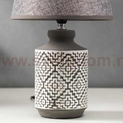 Лампа настольная 16236/1 E14 40Вт бело-серый 24,5х24,5х38 см