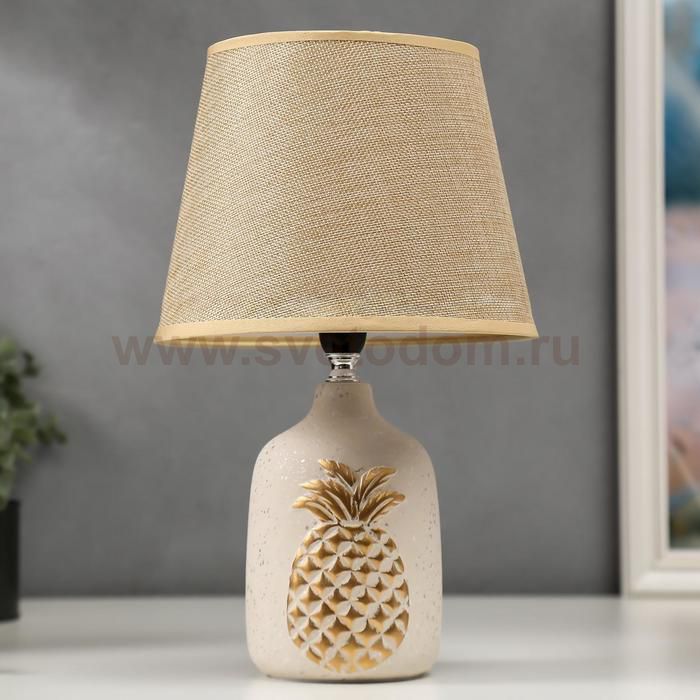 Лампа настольная 16241/1GR-GD E14 40Вт серо-золотой 20х20х32 см