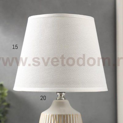 Лампа настольная 16243/1GR E14 40Вт серый 20х20х32 см