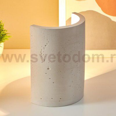 Настольная лампа 16247/1WT Е27 60Вт белый 10х13,5х18 см