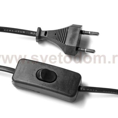 Настольная лампа 16247/1BK Е27 60Вт черный 10х13,5х18 см