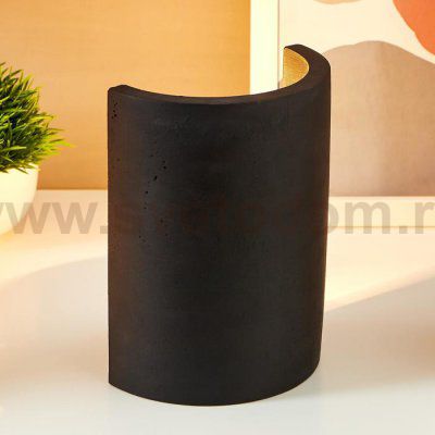 Настольная лампа 16247/1BK Е27 60Вт черный 10х13,5х18 см