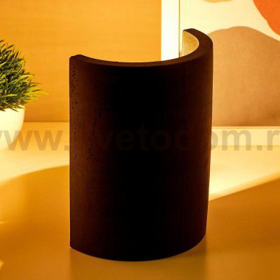 Настольная лампа 16247/1BK Е27 60Вт черный 10х13,5х18 см