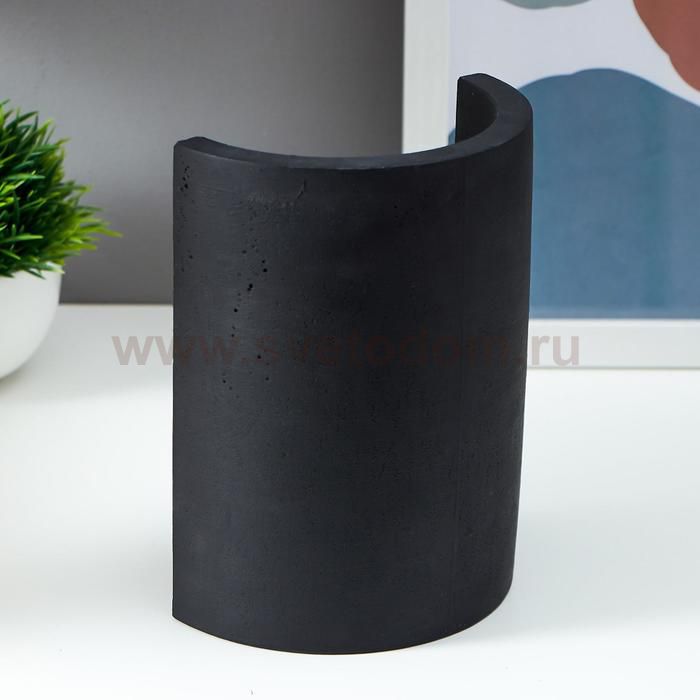 Настольная лампа 16247/1BK Е27 60Вт черный 10х13,5х18 см