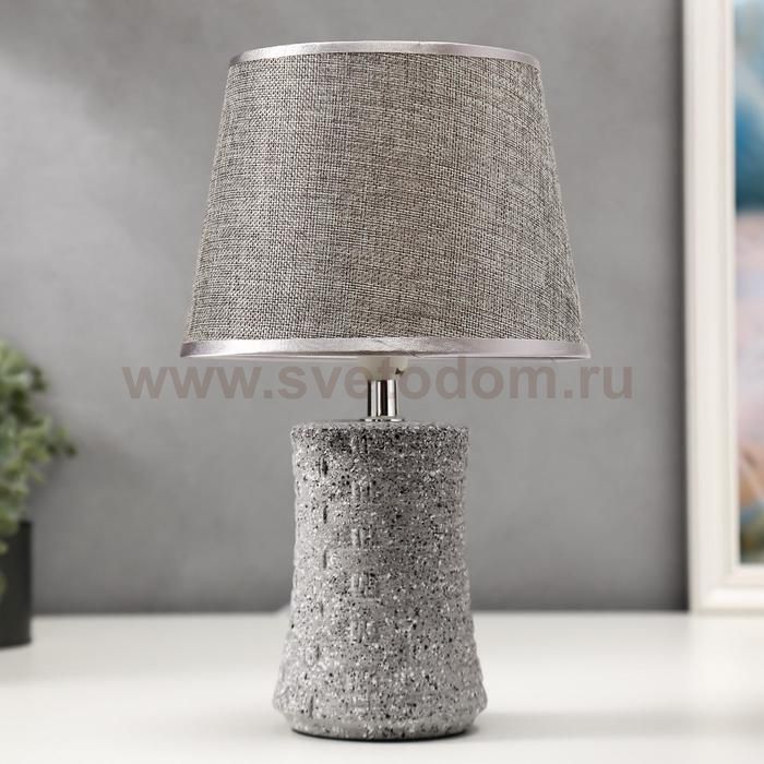 Лампа настольная 16248/1GR Е14 40Вт серый 20х20х33,5 см
