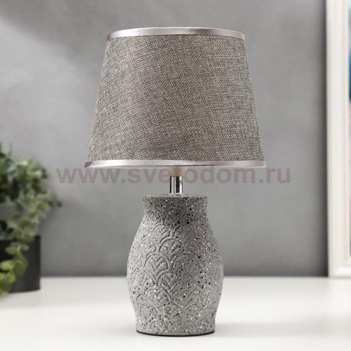 Лампа настольная 16249/1GR Е14 40Вт серый 20х20х33,5 см