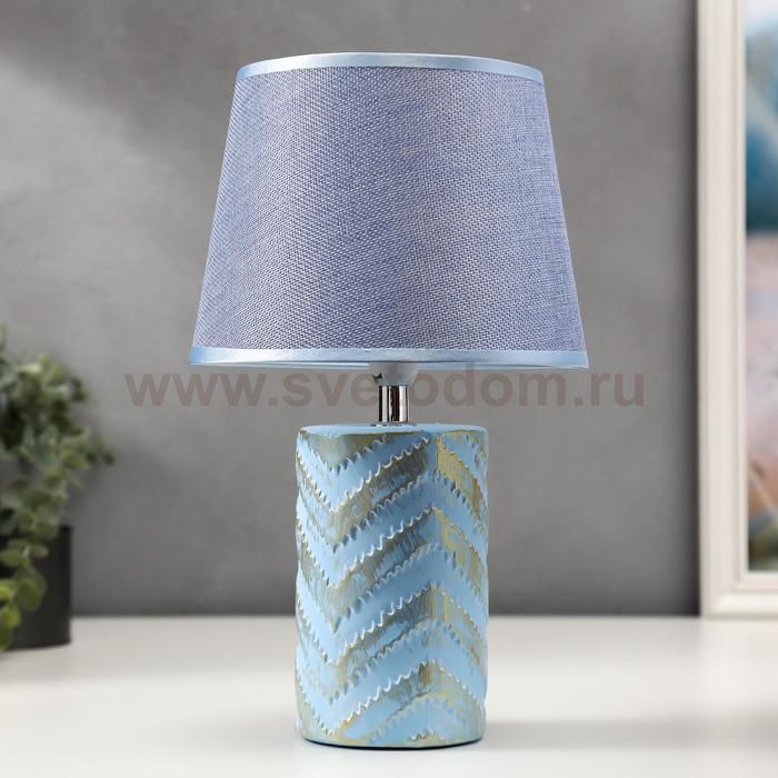 Лампа настольная 16250/1BL Е14 40Вт синий 20х20х33,5 см