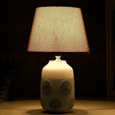 Лампа настольная 16253/1GR Е14 40Вт бело-серый 22,5х22,5х37 см