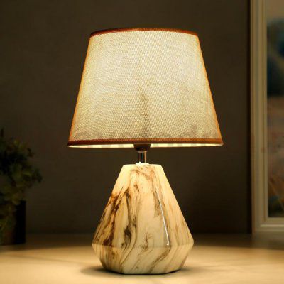 Лампа настольная 16254/1BG Е14 40Вт бежевый 23х23х35 см