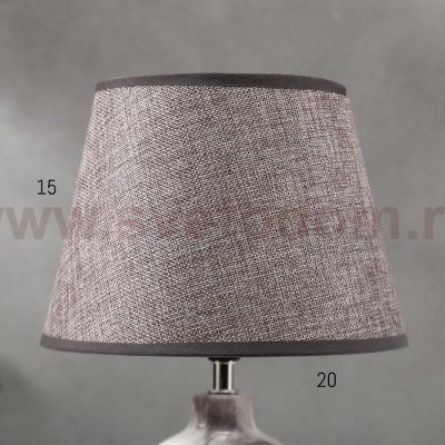 Лампа настольная 16255/1GR Е14 40Вт серый 23х23х35 см