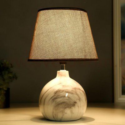 Лампа настольная 16255/1GR Е14 40Вт серый 23х23х35 см