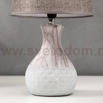 Лампа настольная 16256/1GR Е14 40Вт серый 25х25х38,5 см