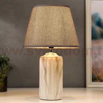 Лампа настольная 16257/1GR Е14 40Вт серый 22,5х22,5х37 см