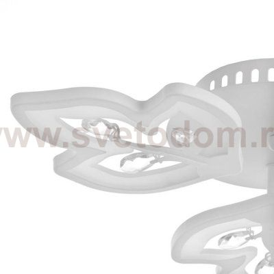 Люстра 1093/3WT LED 72Вт 3000-6000K диммер белый 50х50 см